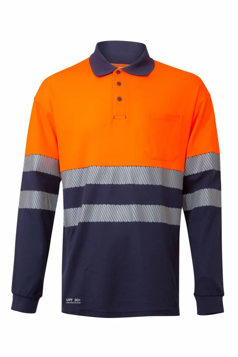 Polo de trabajo algodón bicolor alta visibilidad 305545 VELILLA
