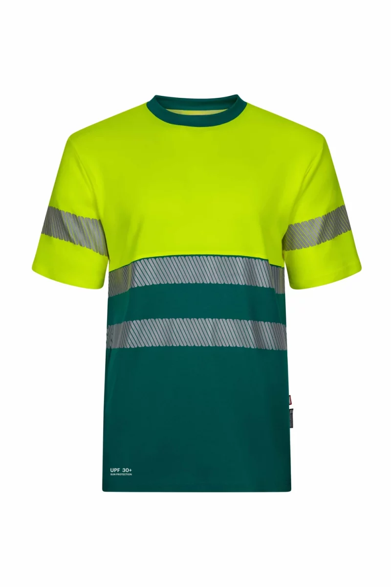 Camiseta algodón bicolor manga corta cinta segmentada 305643 | VELILLA &ndash; Combi Pro