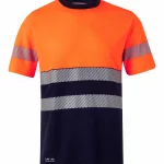 Camiseta de trabajo algodón bicolor alta visibilidad 305643 | VELILLA