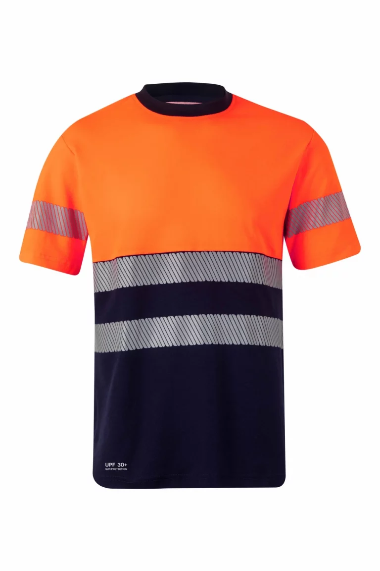 Camiseta de trabajo algodón bicolor alta visibilidad 305643 | VELILLA
