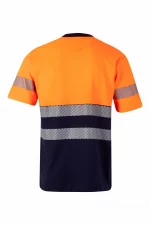 Camiseta de trabajo algodón bicolor alta visibilidad 305643 | VELILLA - Image 2