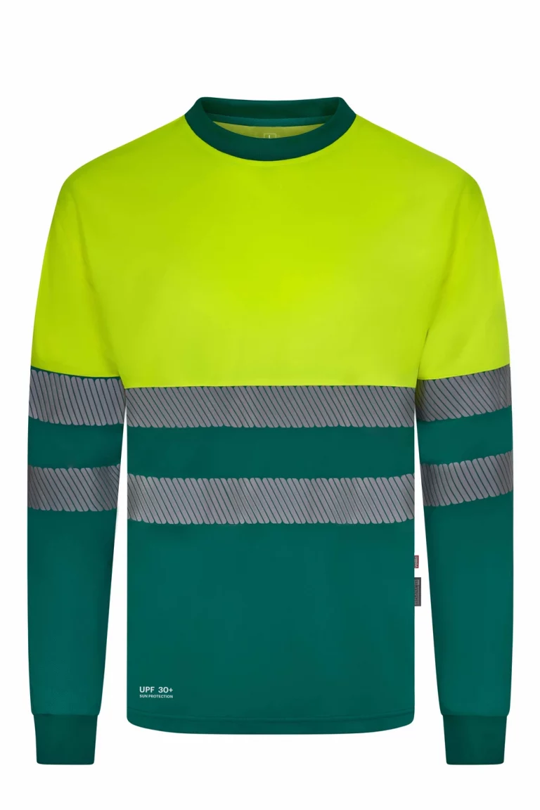 Camiseta de trabajo algodón bicolor alta visibilidad 305645 | VELILLA