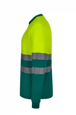 Camiseta de trabajo algodón bicolor alta visibilidad 305645 | VELILLA – Image 3