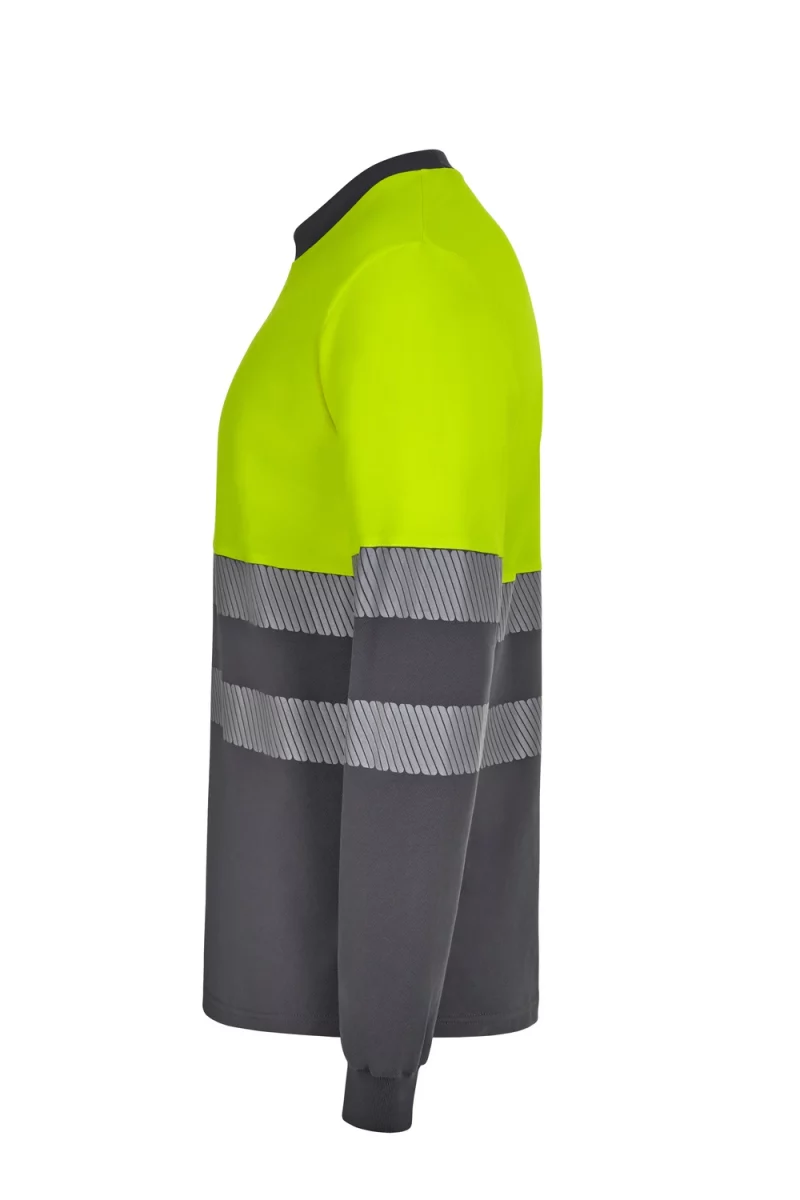 Camiseta algodón bicolor manga larga cinta segmentada 305645 | VELILLA &ndash; Combi Pro